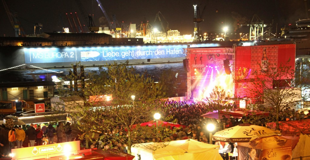 Hafenrock Astra Bühne beim Hamburger Hafengeburtstag 2013 
